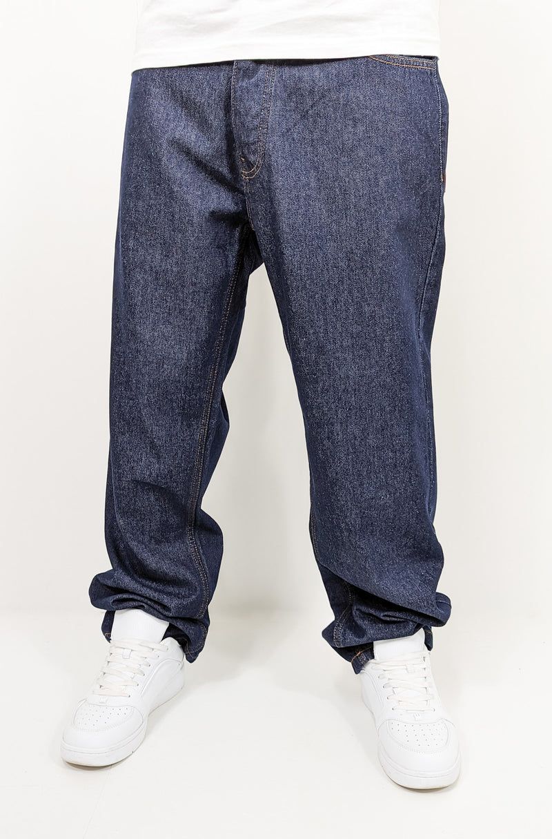 DADA Supreme Minimalist Loose Fit Jeans Raw Blue - Soulsideshop