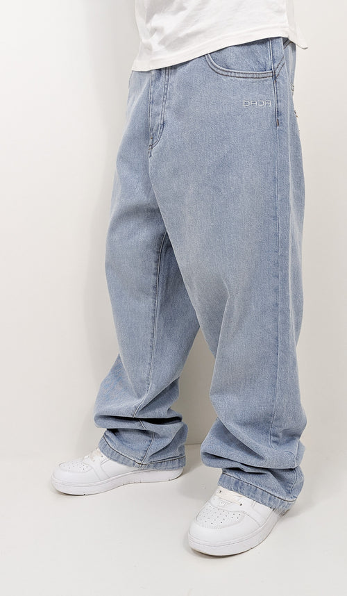 DADA Supreme Freedom Baggy Fit Jeans Ice Blue - Soulsideshop