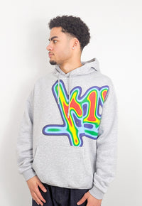 K1X Wrap Around Tag Hoodie Grey - Soulsideshop