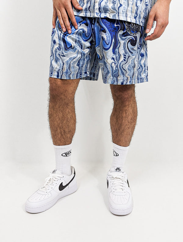 Carlo Colucci Shorts -Fusion- Blue - Soulsideshop