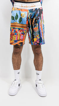 Carlo Colucci Modern Arti Shorts Multi - Soulsideshop