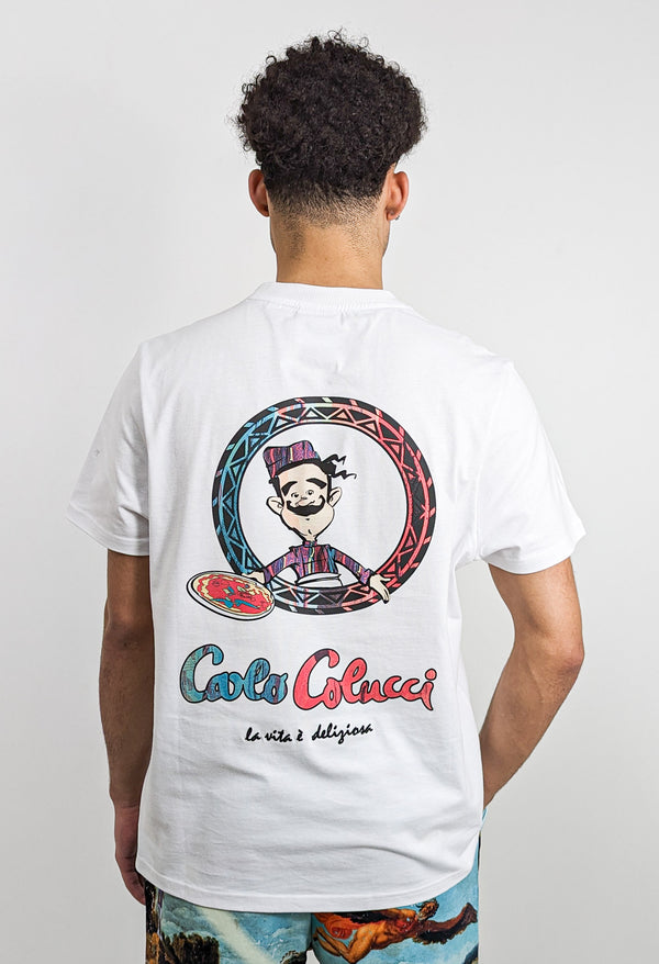 Carlo Colucci Milano Print T-Shirt White