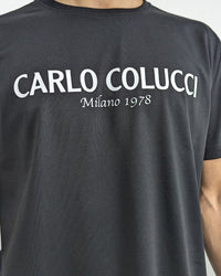 Carlo Colucci T-Shirt Black - Soulsideshop