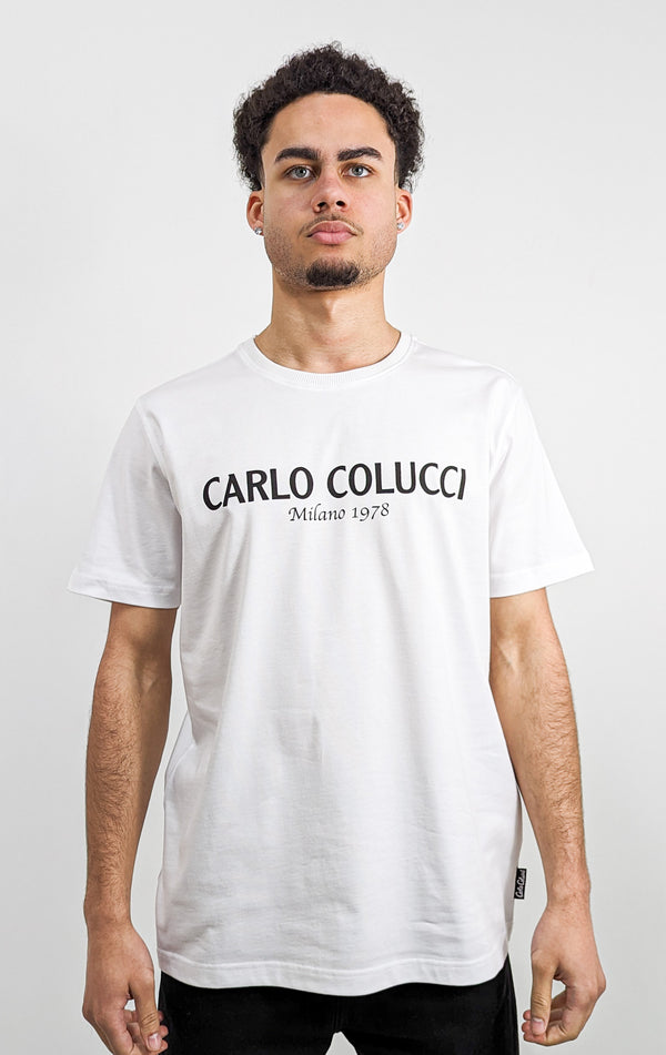 Carlo Colucci T-Shirt White - Soulsideshop