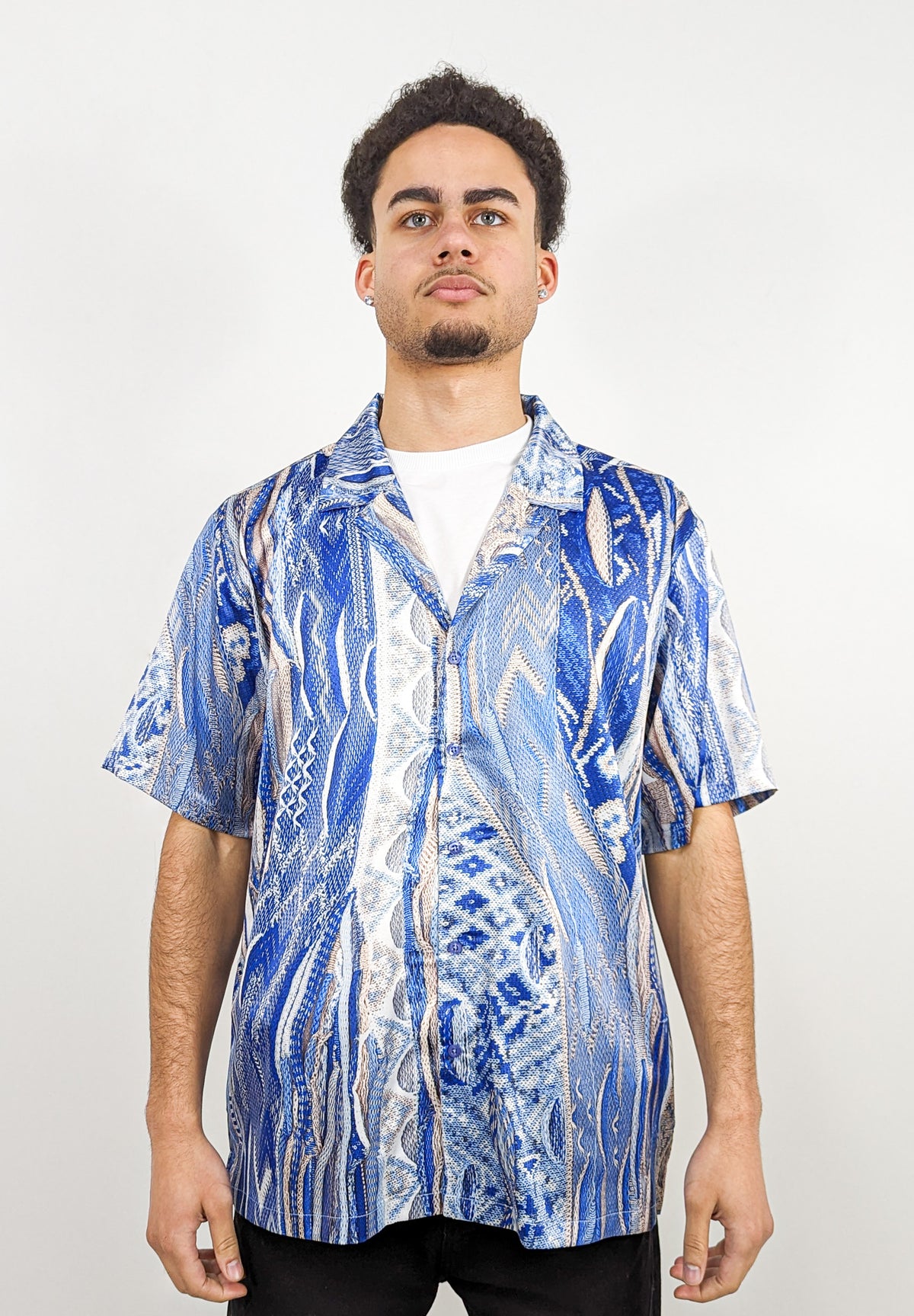 Carlo Colucci Oversize Hemd Light Blue - Soulsideshop