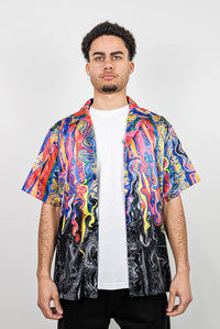 Carlo Colucci Oversize Hemd -Fusion- Multicolor - Soulsideshop