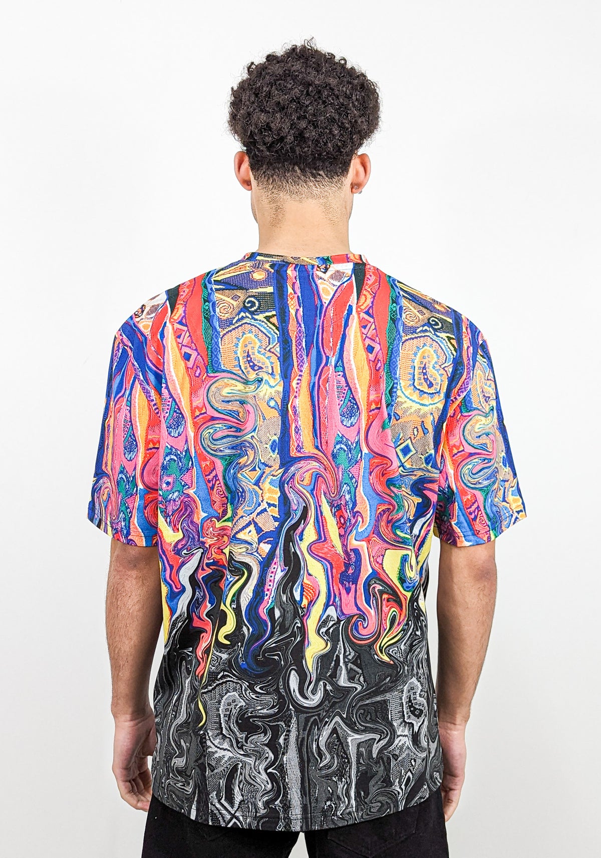 Carlo Colucci Oversize T-Shirt -Fusion- Multicolor - Soulsideshop