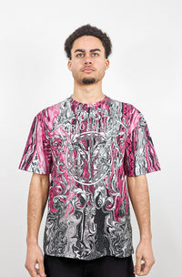 Carlo Colucci Oversize T-Shirt -Fusion- Pink
