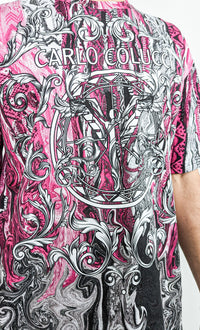 Carlo Colucci Oversize T-Shirt -Fusion- Pink - Soulsideshop