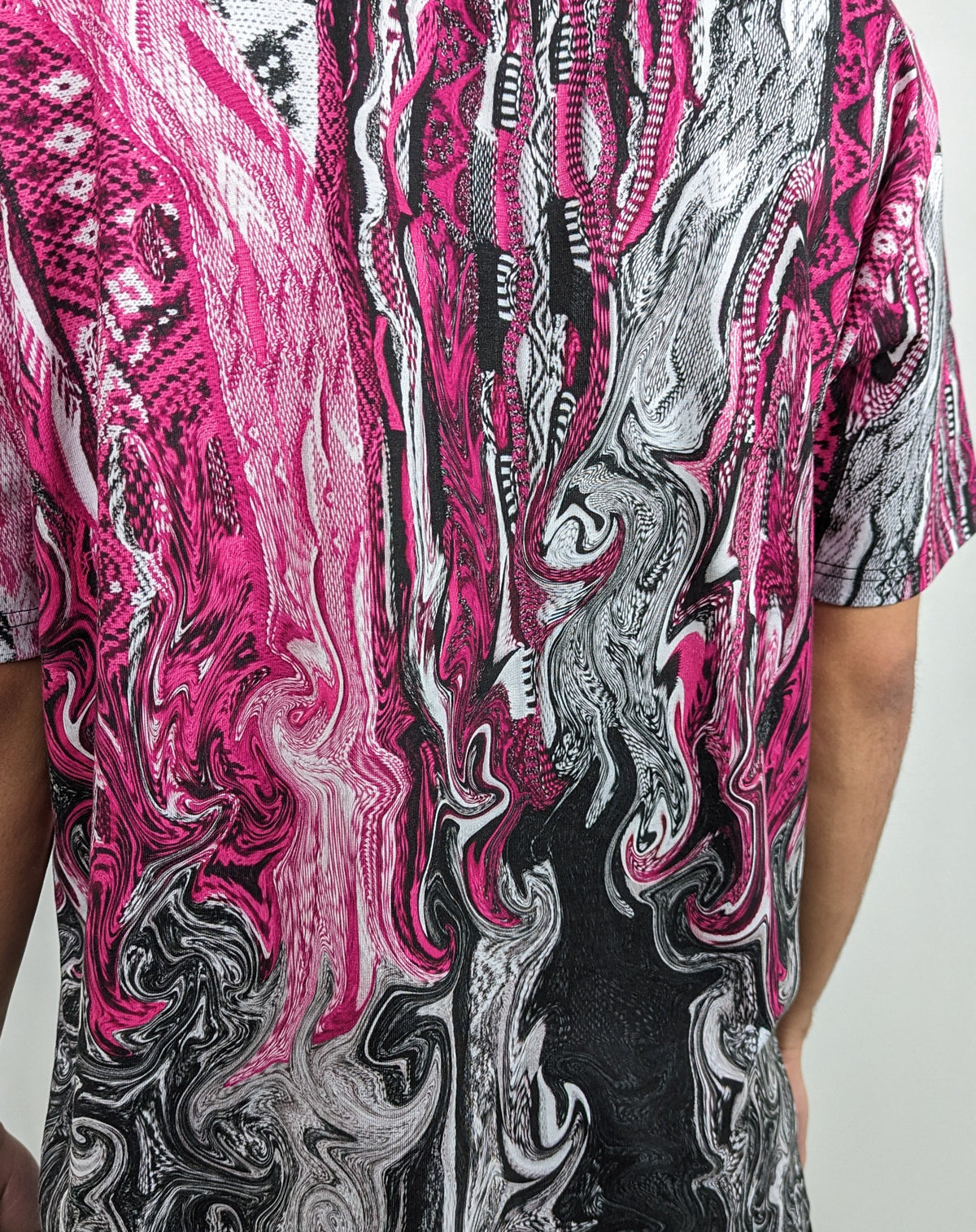 Carlo Colucci Oversize T-Shirt -Fusion- Pink - Soulsideshop