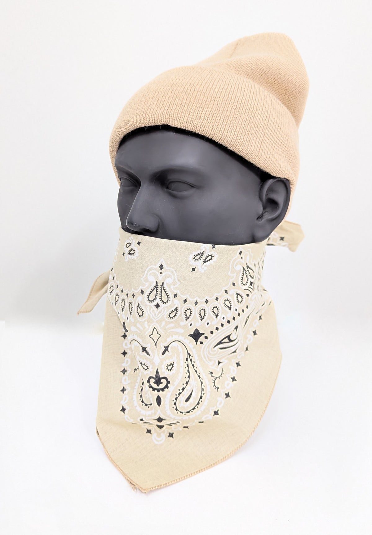 HoodBoyz Bandana Paisly Brown/Beige - Soulsideshop