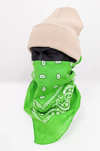 HoodBoyz Bandana Paisly Green - Soulsideshop