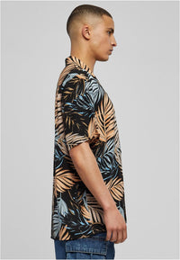 Urban Classics Viscose A OP Resort T-Shirt Palmfront