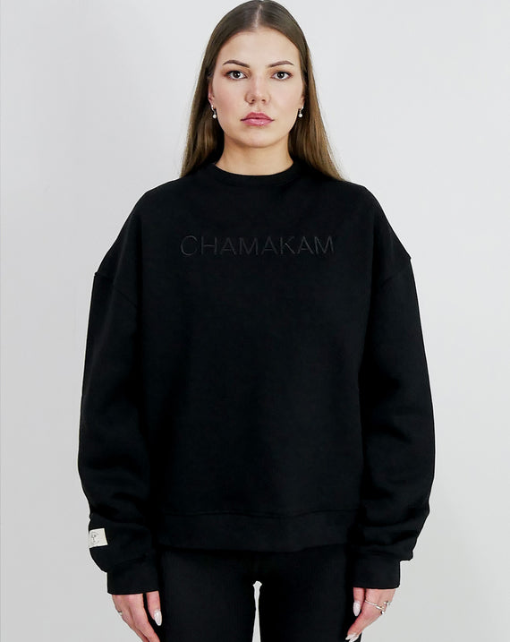 Chamakam Organic Heavy Sweatshirt Black