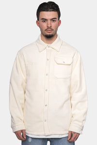 Dropsize Heavy V2 Fleece Jacket Cream White