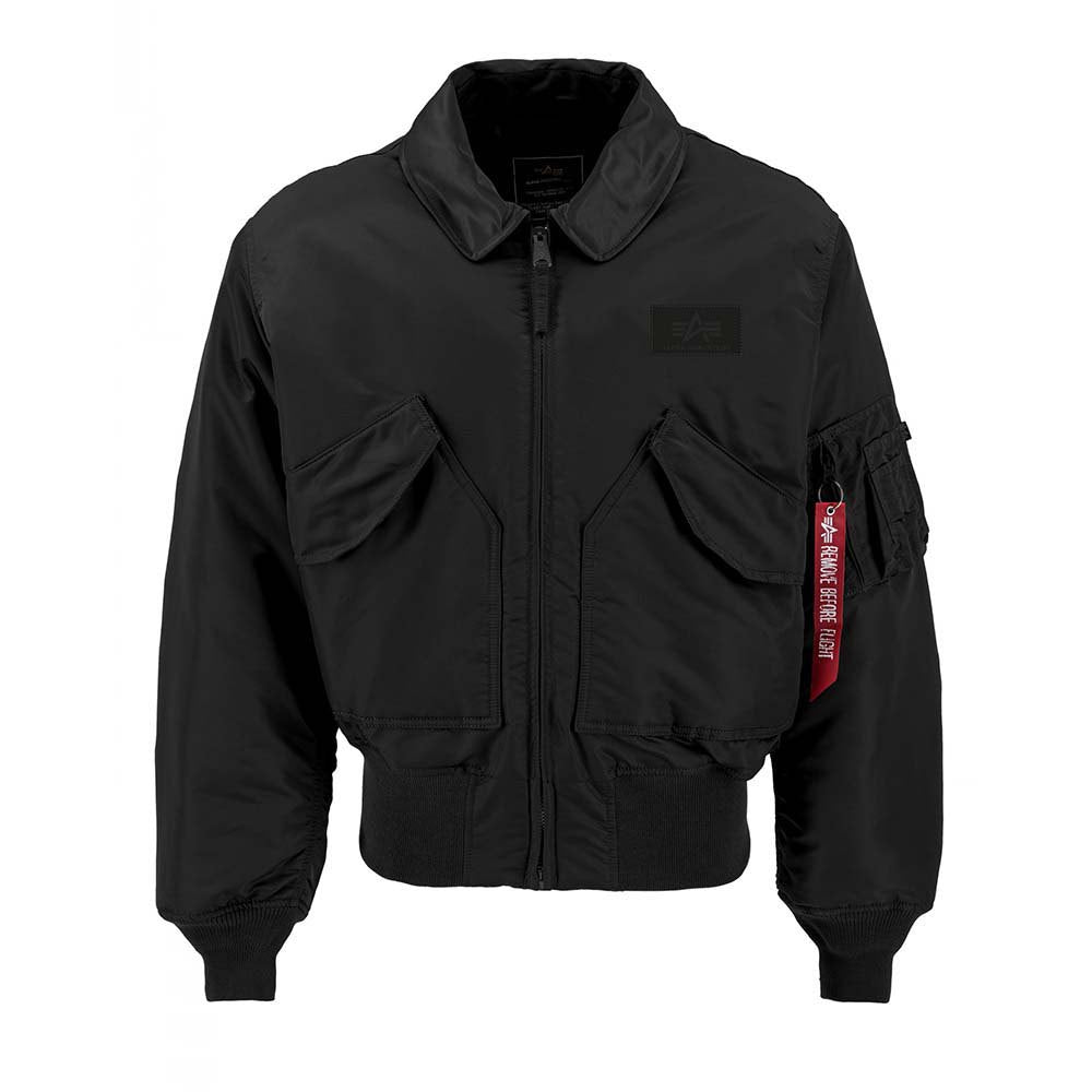 Alpha Industries CWU Patch SV Bomberjacke Black - Soulsideshop