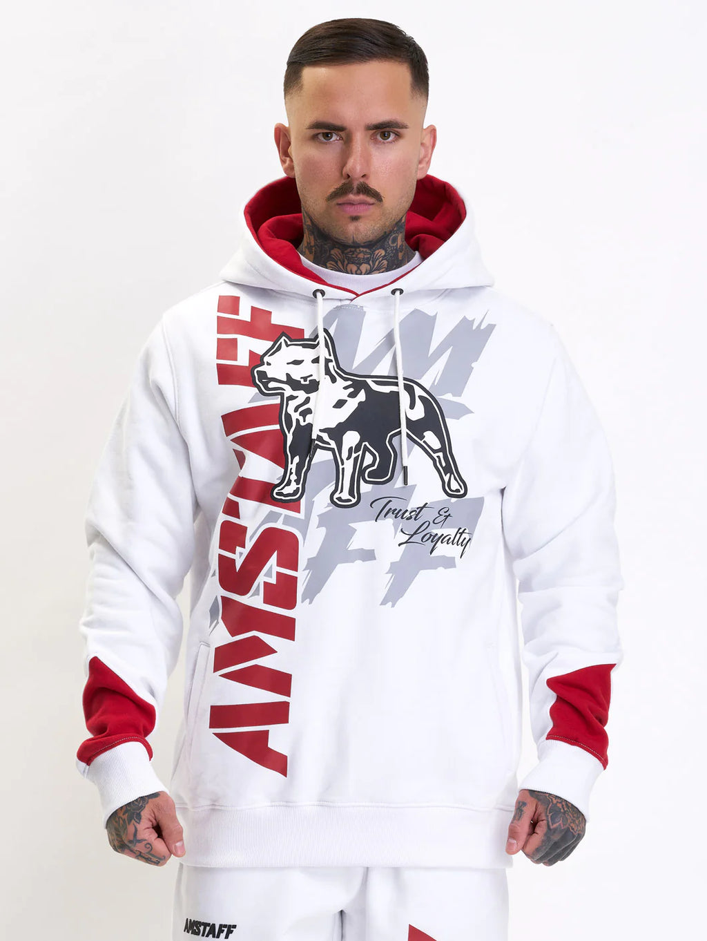 Amstaff Gorro Hoodie White