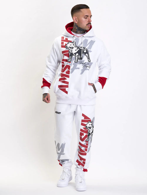 Amstaff Gorro Hoodie White