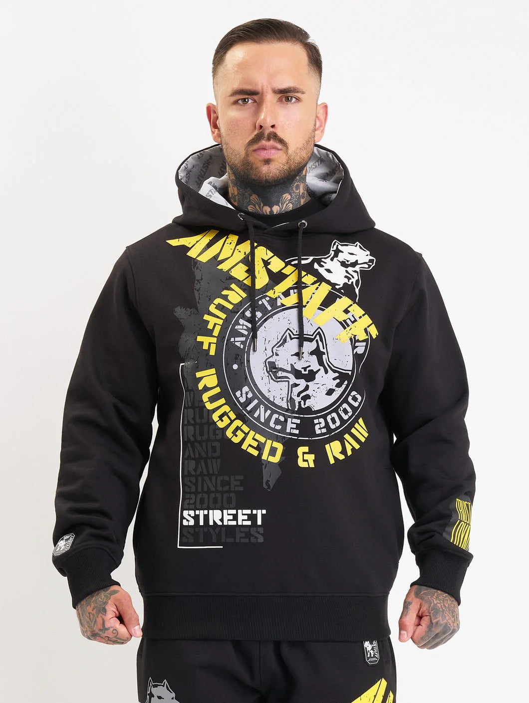 Amstaff Velar Hoodie Black - Soulsideshop
