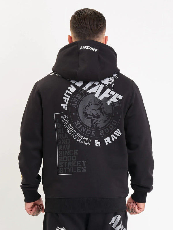 Amstaff Velar Hoodie Black - Soulsideshop