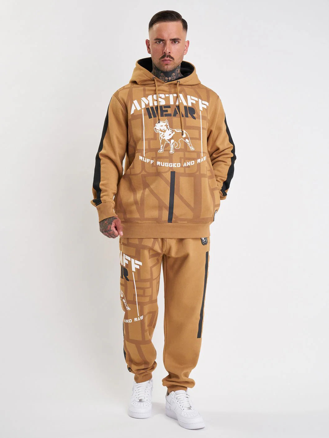 Amstaff Auron Hoodie Beige - Soulsideshop