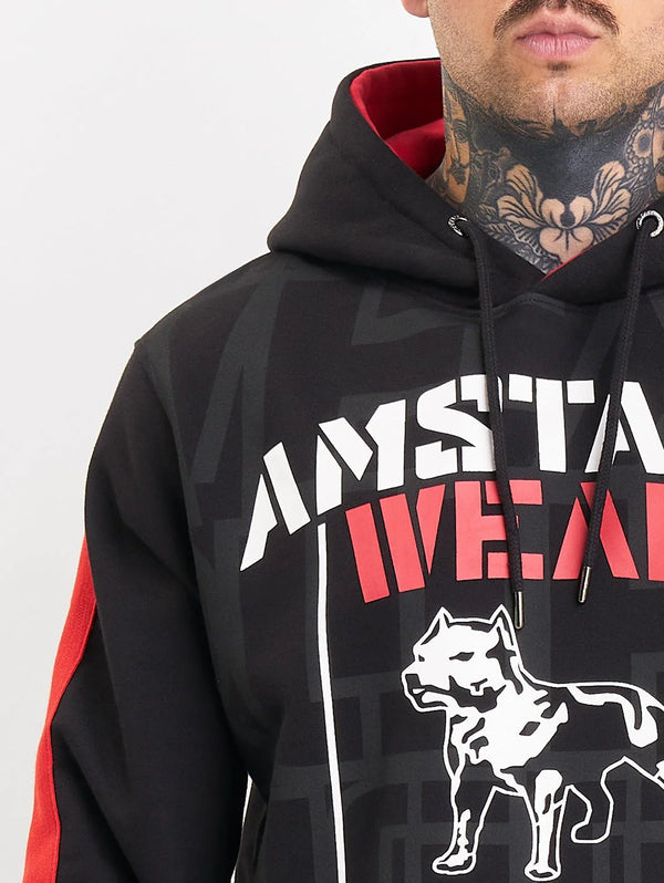 Amstaff Auron Hoodie Black - Soulsideshop