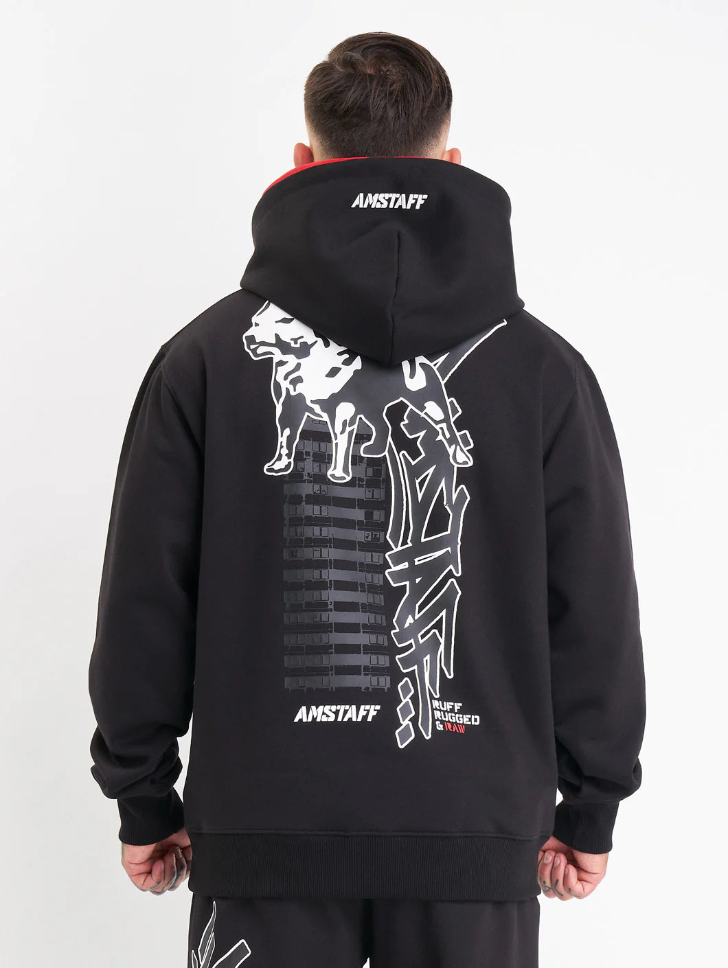 Amstaff Lucian Hoodie Black - Soulsideshop