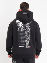 Amstaff Lucian Hoodie Black - Soulsideshop