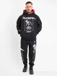 Amstaff Lucian Hoodie Black - Soulsideshop