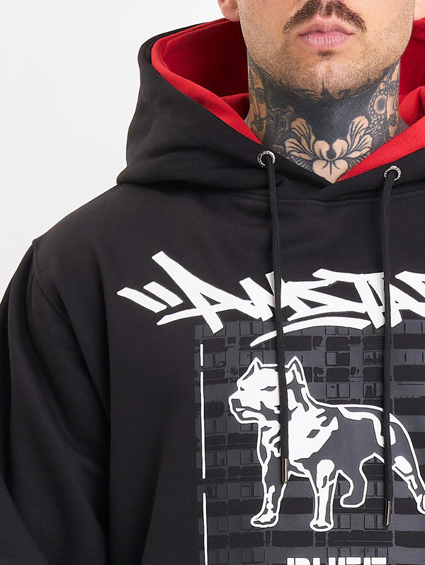 Amstaff Lucian Hoodie Black - Soulsideshop