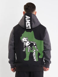 Amstaff Masho Hoodie Black Grey Green - Soulsideshop
