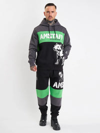 Amstaff Masho Hoodie Black Grey Green - Soulsideshop