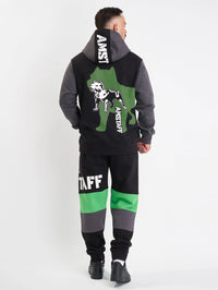 Amstaff Masho Hoodie Black Grey Green - Soulsideshop