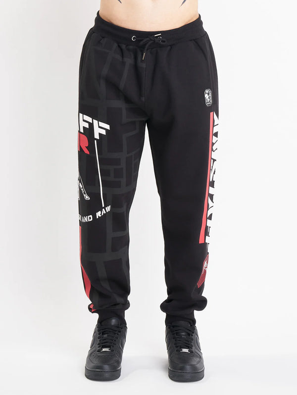 Amstaff Auron Sweatpants Black - Soulsideshop
