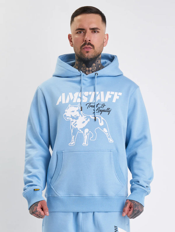 Amstaff Logo 2.0 Hoodie Horizon Blue - Soulsideshop