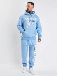Amstaff Logo 2.0 Hoodie Horizon Blue - Soulsideshop