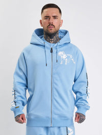 Amstaff Logo 2.0 Ziphoodie Horizon Blue - Soulsideshop