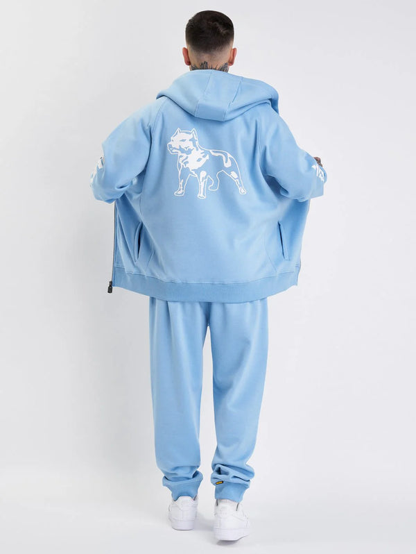 Amstaff Logo 2.0 Ziphoodie Horizon Blue - Soulsideshop