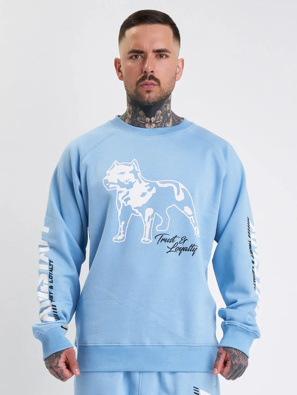 Amstaff Logo 2.0 Sweatshirt Horizon Blue - Soulsideshop