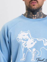 Amstaff Logo 2.0 Sweatshirt Horizon Blue - Soulsideshop