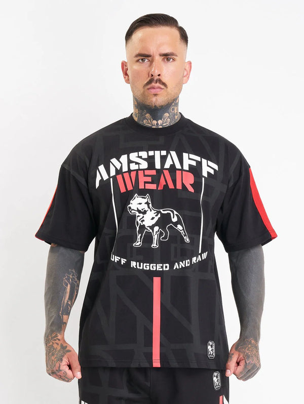 Amstaff Auron T-Shirt Black - Soulsideshop