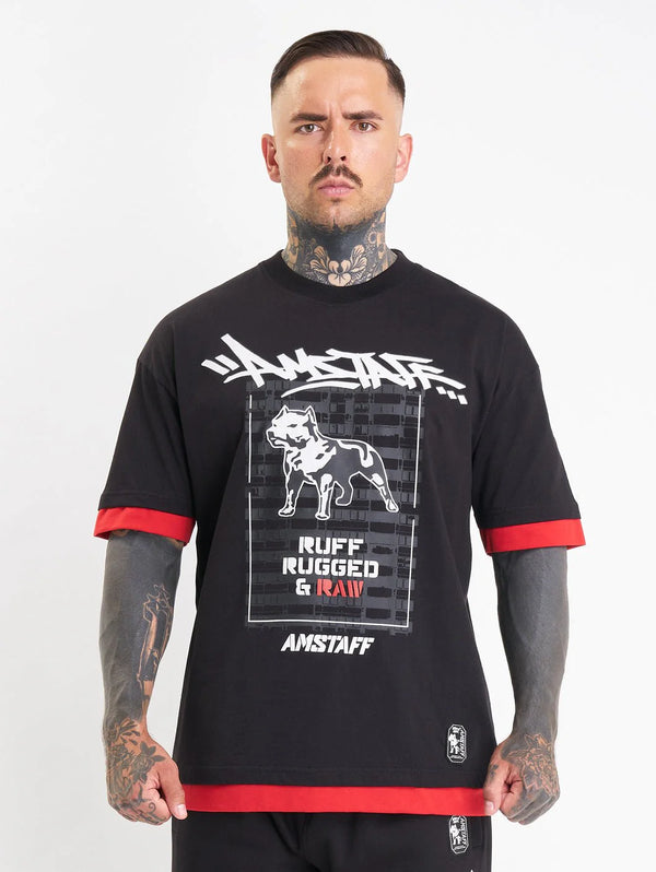Amstaff Lucian T-Shirt Black - Soulsideshop