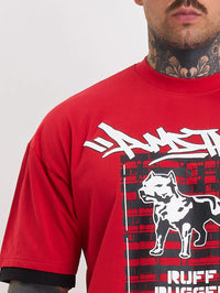 Amstaff Lucian T-Shirt Red - Soulsideshop