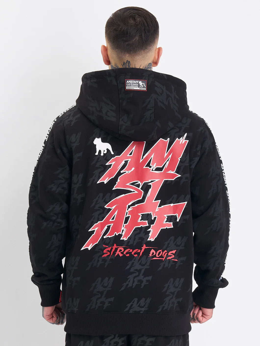 Amstaff Vaik Zip Hoodie Black