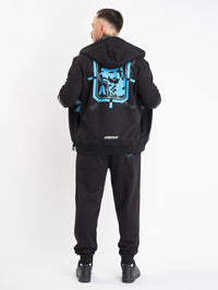 Amstaff Eryon Ziphoodie Black - Soulsideshop