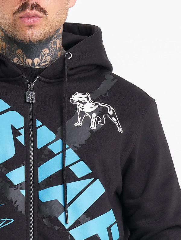 Amstaff Eryon Ziphoodie Black - Soulsideshop