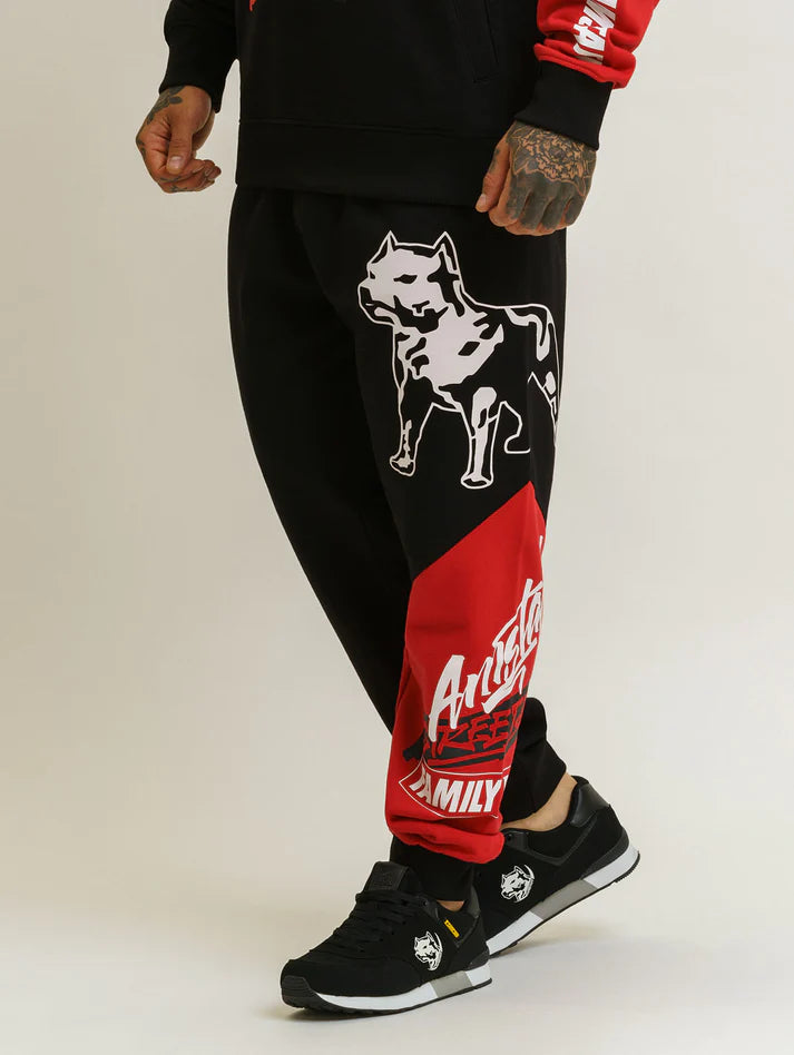 Amstaff Talos Sweatpants Black Red