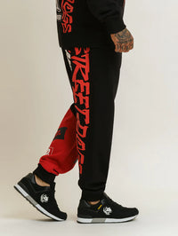 Amstaff Talos Sweatpants Black Red