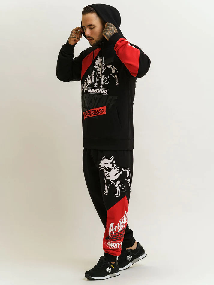 Black red sweatpants 2025