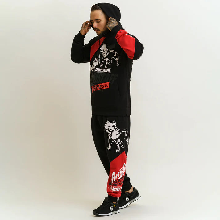 Amstaff Talos Sweatpants Black Red